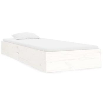 Rám postele bílý masivní dřevo 90 × 190 cm Single, 820068 (820068)