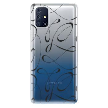 Odolné silikonové pouzdro iSaprio - Fancy - black - Samsung Galaxy M31s