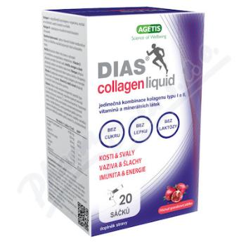 Dias collagen liquid granátové jablko sáčky 20 x 15 ml