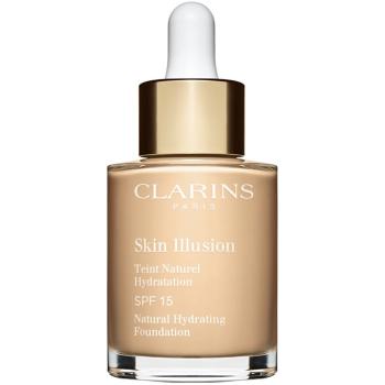 Clarins Skin Illusion Natural Hydrating Foundation rozjasňující hydratační make-up SPF 15 odstín 101 Linen 30 ml