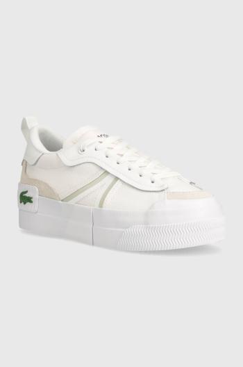 Sneakers boty Lacoste L004 Platform Contrasted Croc bílá barva, 47CFA0028