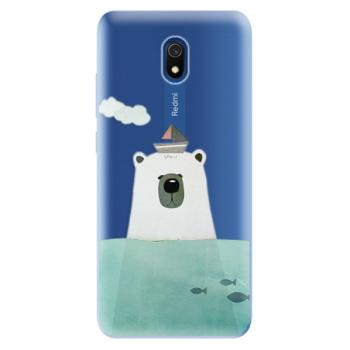 Odolné silikonové pouzdro iSaprio - Bear With Boat - Xiaomi Redmi 8A