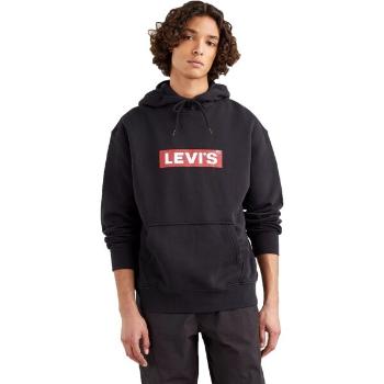 Levi's&reg; T3 RELAXD GRAPHIC HOODIE Pánská mikina, černá, velikost