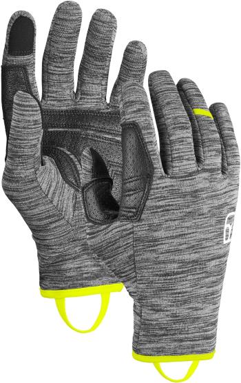 Ortovox Fleece light glove m - black steel blend S