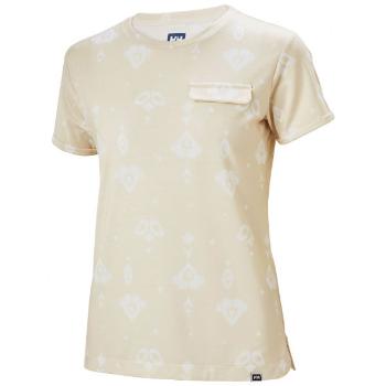 Helly Hansen LOMMA T-SHIRT Dámské triko s krátkým rukávem, béžová, velikost M