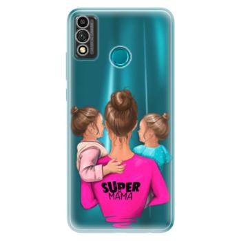 Odolné silikonové pouzdro iSaprio - Super Mama - Two Girls - Honor 9X Lite