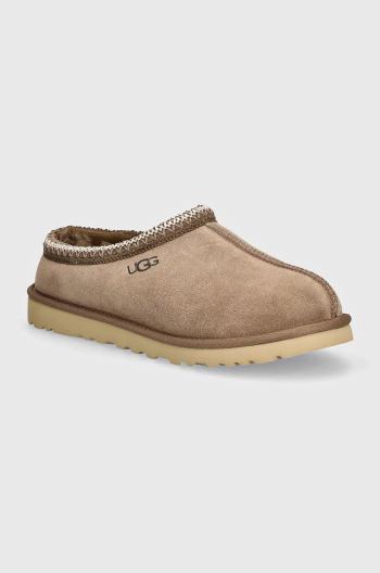 Semišové papuče UGG Tasman béžová barva, 5950-CRBO