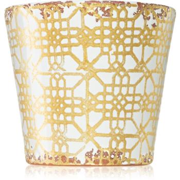 Wax Design Ceramic Lattice White Wild Iris vonná svíčka 14x12,5 cm