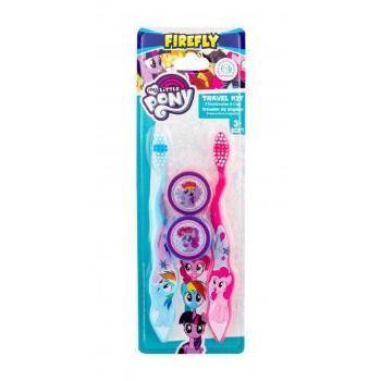 My Little Pony Toothbrush dárková kazeta zubní kartáček 2 ks + pouzdro 2 ks pro děti