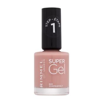 Rimmel London Super Gel STEP1 12 ml lak na nehty pro ženy 022  Shamelessly