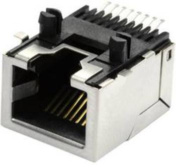 RJ45 konektor econ connect MEB8/8GSMTKS - zásuvka, vestavná horizontální RJ45 kov, 1 ks