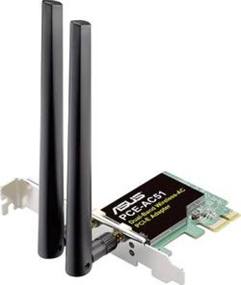 PCI-Express, Wi-Fi Wi-Fi Plug-in karta Asus PCE-AC51, 750 MBit/s