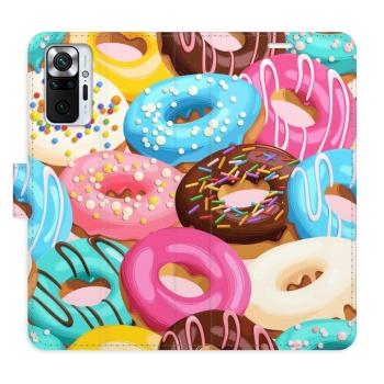 Flipové pouzdro iSaprio - Donuts Pattern 02 - Xiaomi Redmi Note 10 Pro