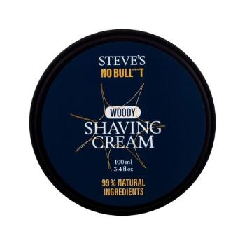 Steve´s No Bull***t Woody Shaving Cream 100 ml krém na holení pro muže