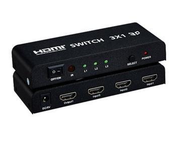 PremiumCord khswit31a HDMI switch 3:1 automatický, khswit31b