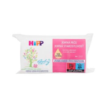 Hipp Babysanft Gentle Caring Wet Wipes 56 ks čisticí ubrousky pro děti na citlivou a podrážděnou pleť