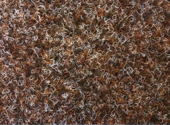 Spoltex koberce Liberec  110x410 cm Metrážový koberec Rambo 80 hnědý, zátěžový -  bez obšití  Hnědá