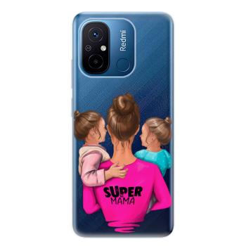 Odolné silikonové pouzdro iSaprio - Super Mama - Two Girls - Xiaomi Redmi 12C