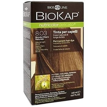 BIOKAP Nutricolor Delicato Natural Light Blond Gentle Dye 8.03 140 ml            (8030243011268)