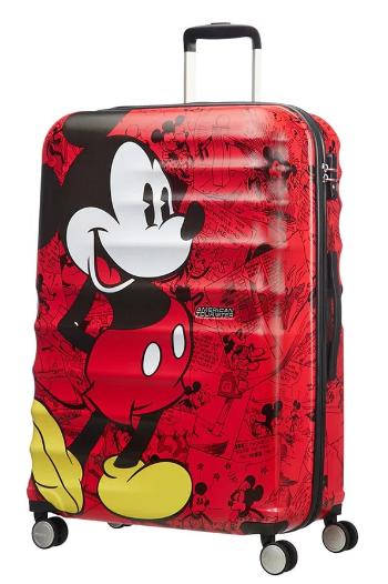 American Tourister Cestovní kufr Wavebreaker Disney Spinner 96 l - červená