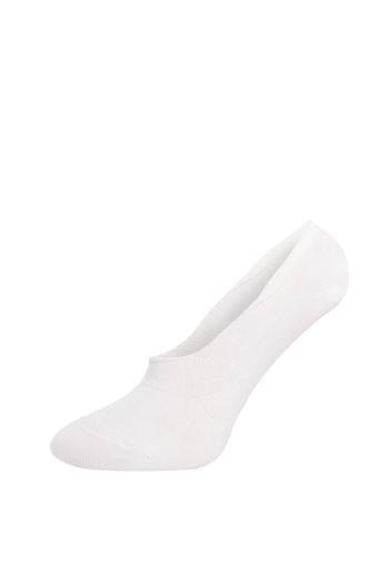 Bílé bambusové balerínkové ponožky S32