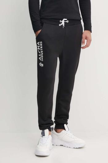 Tepláky Alpha Industries Basic Jogger AI černá barva, 116368.03