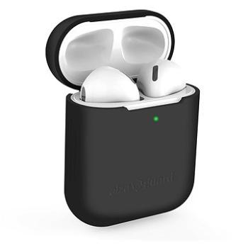 AlzaGuard Skinny Silicone Case pro AirPods 1. a 2. generace černé (AGD-ACSS1B)