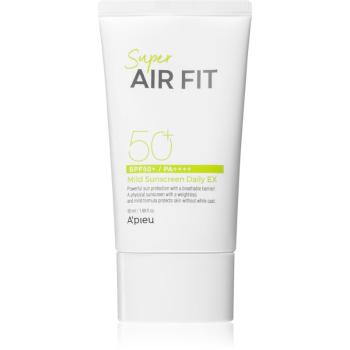 A´pieu Super Air Fit Daily Ex minerální opalovací fluid na obličej SPF 50+ 50 ml