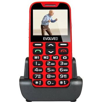EVOLVEO EasyPhone XD červeno-stříbrný (EP-600-XDR)