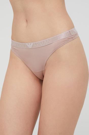 Tanga Emporio Armani Underwear růžová barva