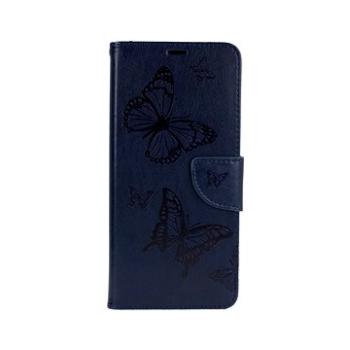 TopQ Samsung A12 knížkové Butterfly modré tmavé 63464 (Sun-63464)