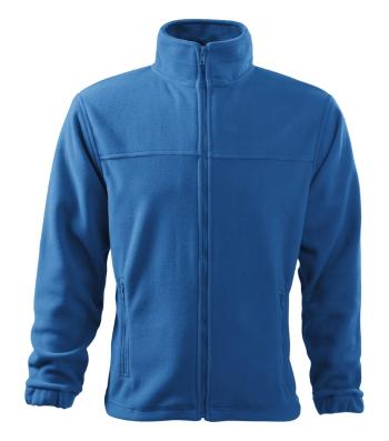 MALFINI Pánská fleecová mikina Jacket - Azurově modrá | XL