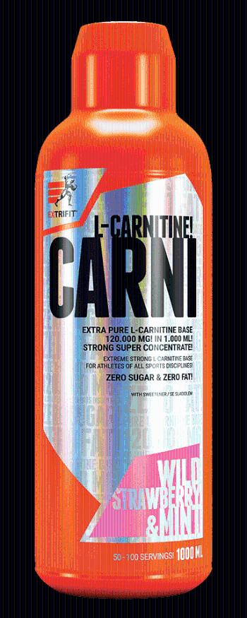 Extrifit Carni 120000 Liquid 1000 ml wild strawberry - mint