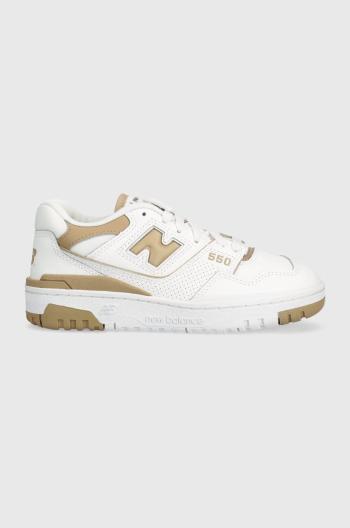 Sneakers boty New Balance BBW550BT bílá barva