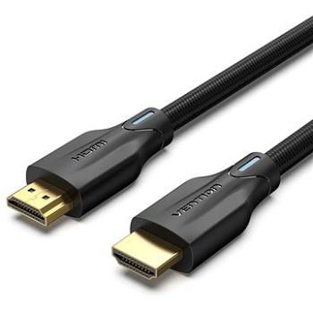 Vention Cotton Braided 8K HDMI 2.1 Cable 1.5M Black (AAUBG)