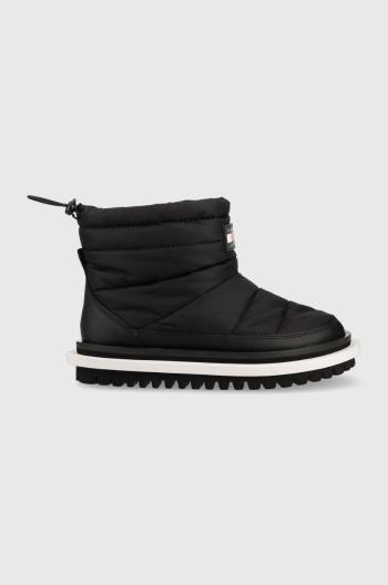 Sněhule Tommy Jeans Padded Tommy Jeans Wmns Boot , černá barva