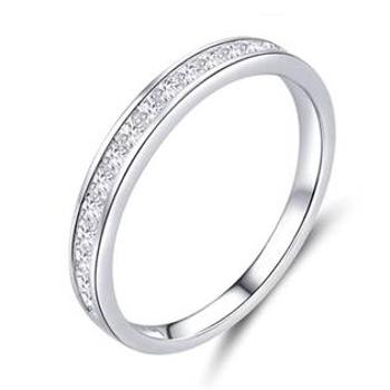 NUBIS® Stříbrný prsten se zirkony - velikost 52 - NB-5065-52