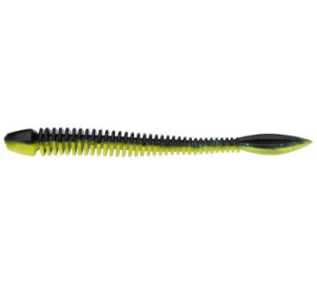 Berkley gumová nástraha powerbait power flail black sunshine yellow - 5 cm 12 ks