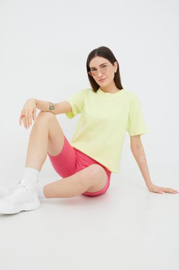 Bavlněné tričko adidas Originals Trefoil Moments HE6891 zelená barva