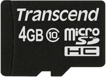 Paměťová karta Micro SDHC 4 GB Transcend Premium Class 10