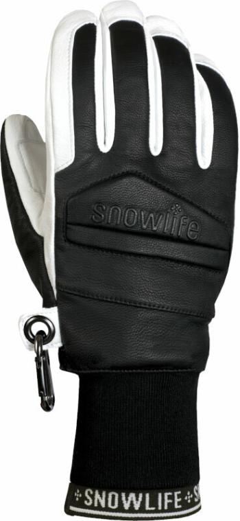 Snowlife Classic Leather Glove Black/White M Lyžařské rukavice