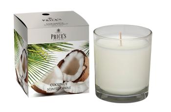 Price´s FRAGRANCE vonná svíčka ve skle Exotický kokos - hoření 45h