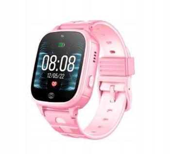 II. jakost Forever Chytré hodinky pro děti KW-310 s GPS a WIFI růžové