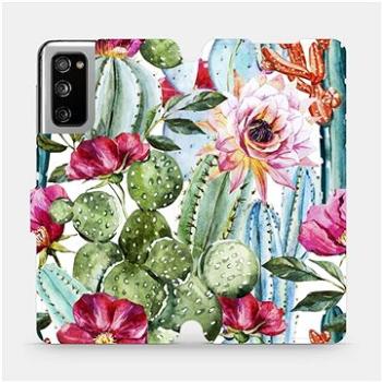 Flipové pouzdro na mobil Samsung Galaxy S20 FE - MG09S Kaktusy a květy (5903516466825)
