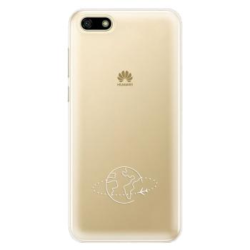 Odolné silikonové pouzdro iSaprio - čiré - Travel - Huawei Y5 2018