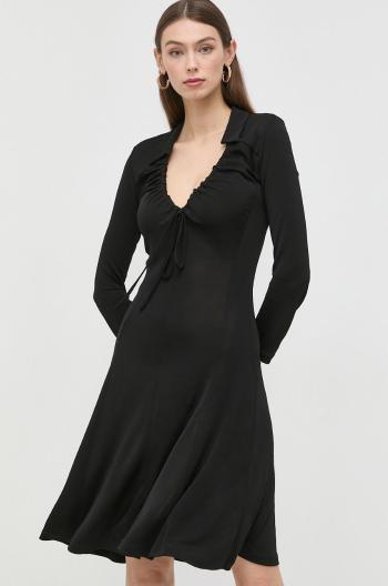 Šaty Trussardi černá barva, mini