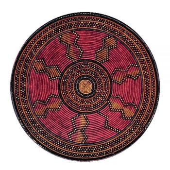 Oriental Weavers koberce Kusový koberec Zoya 418 X kruh - 130x130 (průměr) kruh cm Červená