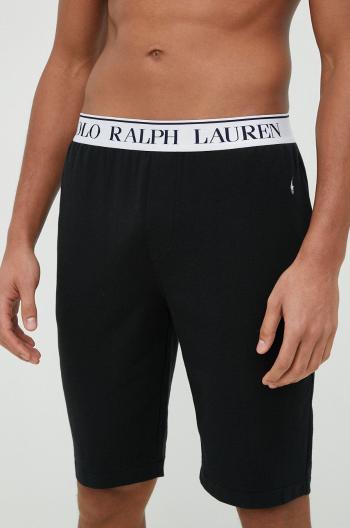 Pyžamové šortky Polo Ralph Lauren pánské, černá barva