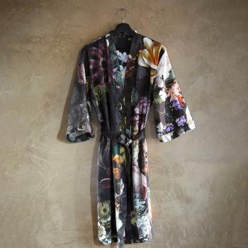 Saténové kimono Sarai Fleur Festive  – XL