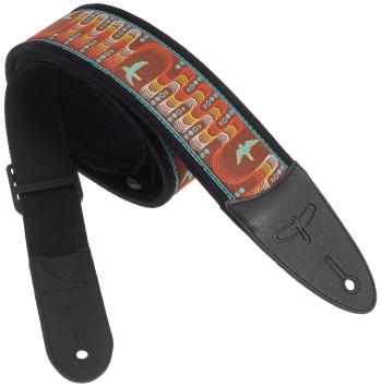 PRS 2.4" Padded Guitar Strap w/FLASH, Custom Jacquard Birds Wavelength